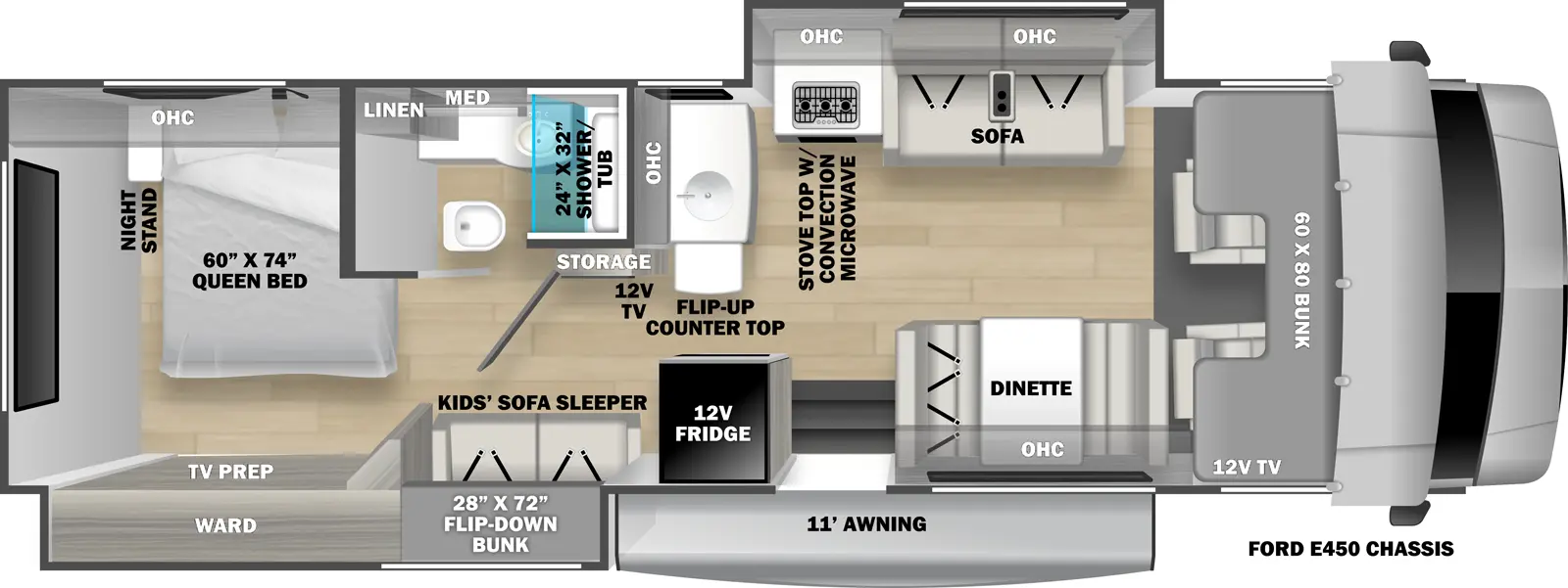 2024 3250DSLE Floorplan